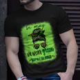 In May We Wear Green Mental Health Awareness Month Messy Bun Unisex T-Shirt Gifts for Him