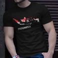 Indonesia Flag Pride Distressed Indonesian Unisex T-Shirt Gifts for Him