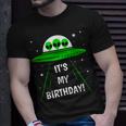 It's My Birthday Cute Alien Ufo Ship In Space Alien T-Shirt Gifts for Him