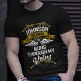 Johnson Blood Runs Through My Veins T-Shirt Gifts for Him