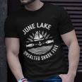 June Lake Unsalted Shark Free California Fishing Road Trip T-Shirt Gifts for Him