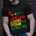 Junenth Breaking Every Chain Since 1865 African Freedom Unisex T-Shirt Gifts for Him