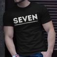 Jungkook Seven Minimalist Futuristic Kpop Design Unisex T-Shirt Gifts for Him