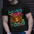 Just A Little Moody Cute Western Highland Cows Lover Farming T-Shirt Gifts for Him