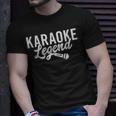 Karaoke Legend Karaoke Singer T-Shirt Gifts for Him