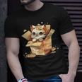 Kawaii Japanese Kitten Cat Ramen Noodles Anime Unisex T-Shirt Gifts for Him