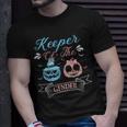 Keeper Of The Gender Pumpkin Thanksgiving Gender Reveal Unisex T-Shirt Gifts for Him