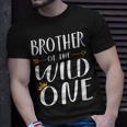 Kids Funny Brother Of The Wild One Thing 1St Birthday Funny Gifts For Brothers Unisex T-Shirt Gifts for Him