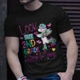 Kids Look Out 2Nd Grade Grade Here I Come Unicorn Unisex T-Shirt Gifts for Him