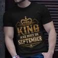 This King Was Born On September 16Th Virgo Libra T-Shirt Gifts for Him