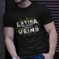 Latina Blood Runs Through My Veins T-Shirt Gifts for Him