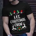 Lee Name Gift Christmas Crew Lee Unisex T-Shirt Gifts for Him