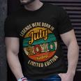 Legends Were Born In July 2010 12Th Birthday Unisex T-Shirt Gifts for Him