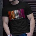 Lesbian Gay Barcode Pride San Francisco California Queer Unisex T-Shirt Gifts for Him