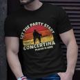 Let The Party Start The Concertina Player Is Here Concertina T-Shirt Gifts for Him