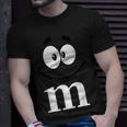 Letter M Funny Matching Carnival Halloween Costume Unisex T-Shirt Gifts for Him