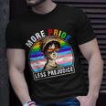 Lgbt Ally Gay Pride Clothers More Pride Less Prejudice Unisex T-Shirt Gifts for Him