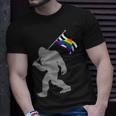Lgbtq Straight Alliance Pride Flag On Straight Gay Ally Unisex T-Shirt Gifts for Him