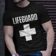 Lifeguard Sayings Life Guard Job Unisex T-Shirt Gifts for Him