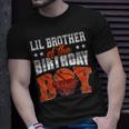 Lil Brother Of The Birthday Boy Basketball Family Baller T-Shirt Gifts for Him