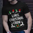Link Name Gift Christmas Crew Link Unisex T-Shirt Gifts for Him