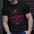 London Big Ben Union Jack Vintage Uk Flag British T-Shirt Gifts for Him