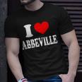 I Love Abbeville T-Shirt Gifts for Him