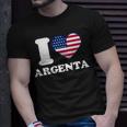 I Love Argenta I Heart Argenta T-Shirt Gifts for Him