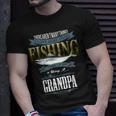I Love More Than Fishing Being A Grandpa Fishing T-shirt Gifts for Him