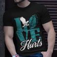Love Hurts Eagles Retro Unisex T-Shirt Gifts for Him
