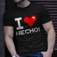 I Love Necho System 8 Bit Heart Sf Insurance Agent Agency T-Shirt Gifts for Him