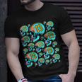 Lucky Skulls Skulls Funny Gifts Unisex T-Shirt Gifts for Him