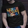 Lunch Ladies Rock Retro Lunch Ladies Squad Cafeteria Crew T-Shirt Gifts for Him