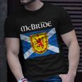 Mcbride Scottish Clan Name Gift Scotland Flag Festival Unisex T-Shirt Gifts for Him