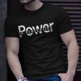 Mindset Motivational Quote Power In Perception T-Shirt Gifts for Him