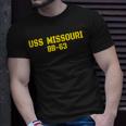 Missouri Veterans Day Memorial Day Father Grandpa Dad Son Gift For Women Unisex T-Shirt Gifts for Him