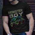 Monster Truck Boy Family Matching Monster Truck Lovers T-Shirt Gifts for Him