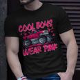 Monster Truck Cool Boys Wear Pink Breast Cancer Awareness T-Shirt Gifts for Him