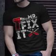 Mr Break It Mr Fix It Funny Dad & Son Matching Fathers Day Unisex T-Shirt Gifts for Him