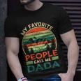 My Favorite People Call Me Dada Fathers Day Gifts Vintage Unisex T-Shirt Gifts for Him