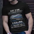 My Son Is A Sailor Aboard The Uss Abraham Lincoln Sailor Unisex T-Shirt Gifts for Him