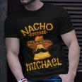 Nacho Average Michael Personalized Name Funny Taco Unisex T-Shirt Gifts for Him