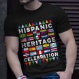 National Hispanic Heritage Month Latina Countries T-Shirt Gifts for Him