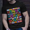 National Hispanic Heritage Month Mes De La Herencia Hispana T-Shirt Gifts for Him