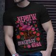 Nephew Of The Birthday Girl Cowgirl Boots Pink Matching Unisex T-Shirt Gifts for Him