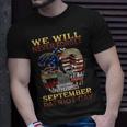 Never Forget Day Memorial 20Th Anniversary 911 Patriotic Unisex T-Shirt Gifts for Him