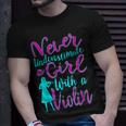 Never Underestimate A Girl With A Violin Cool Gift Unisex T-Shirt Gifts for Him