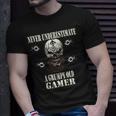 Never Underestimate A Grumpy Old Gamer For Gaming Dads Unisex T-Shirt Gifts for Him