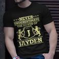 Never Underestimate Jayden Personalized Name Unisex T-Shirt Gifts for Him