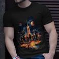 New York City Downtown Skyline Statue Of Liberty Nyc T-Shirt Gifts for Him